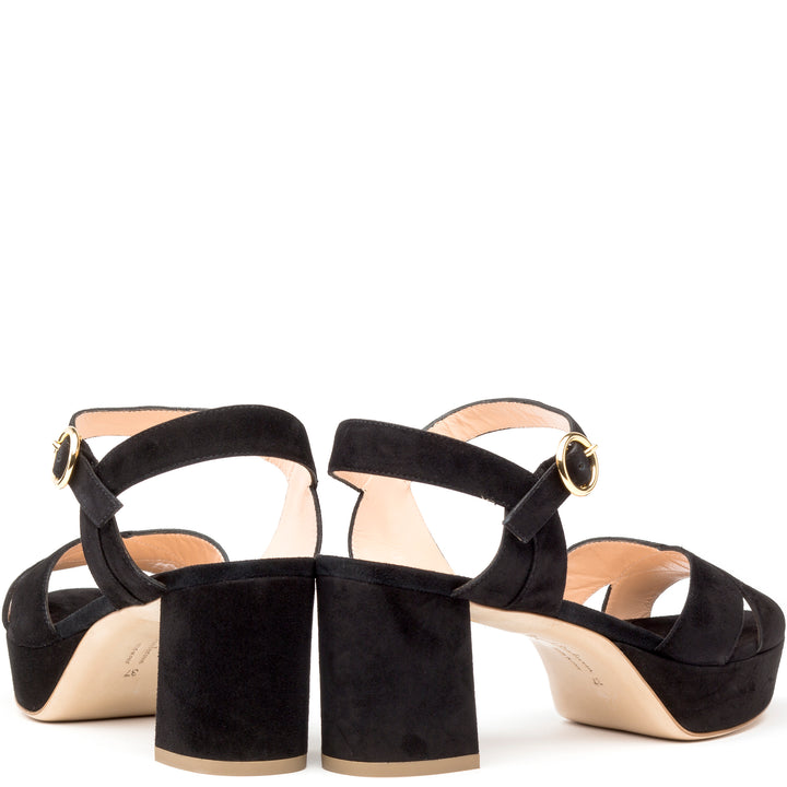 Rupert Sanderson | Deidre in Black Suede | Black
