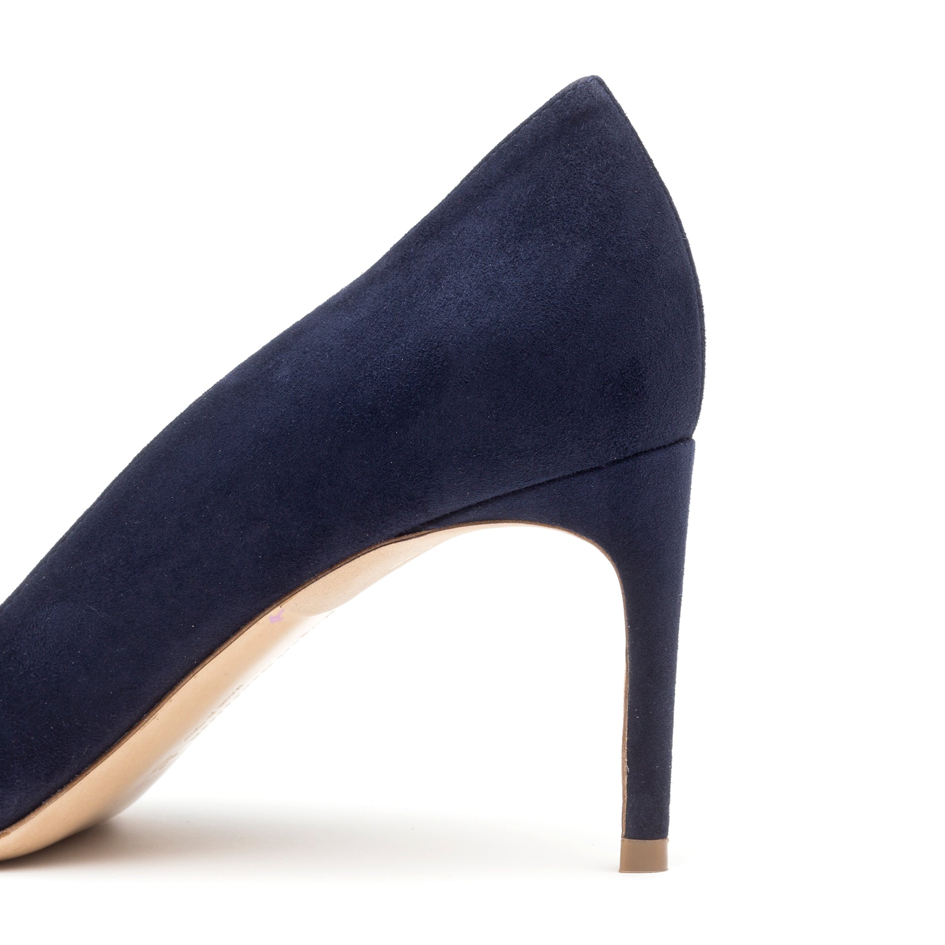 Rupert Sanderson Nada in Midnight Blue Suede Blue Green