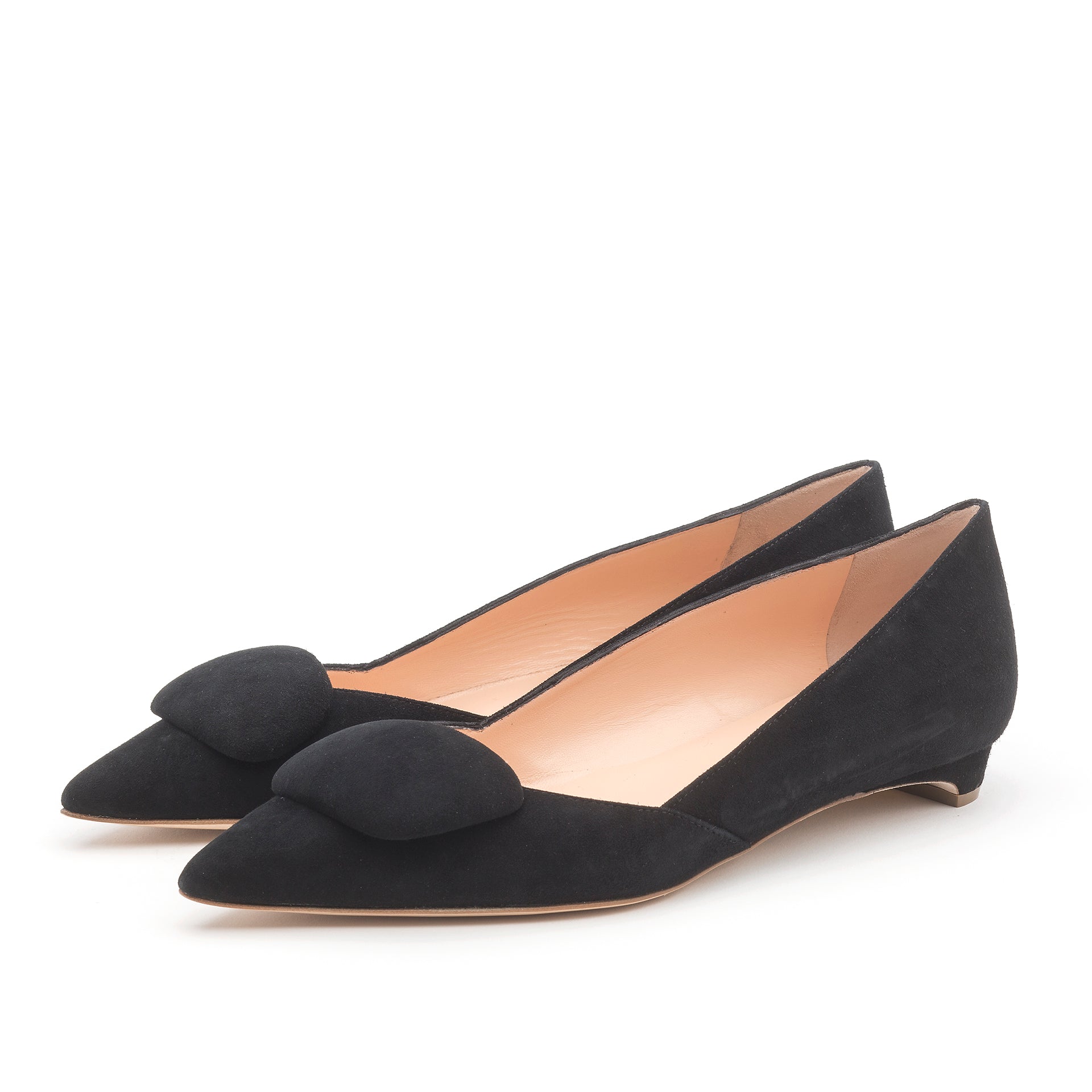 Rupert Sanderson Aga in Black Suede Black