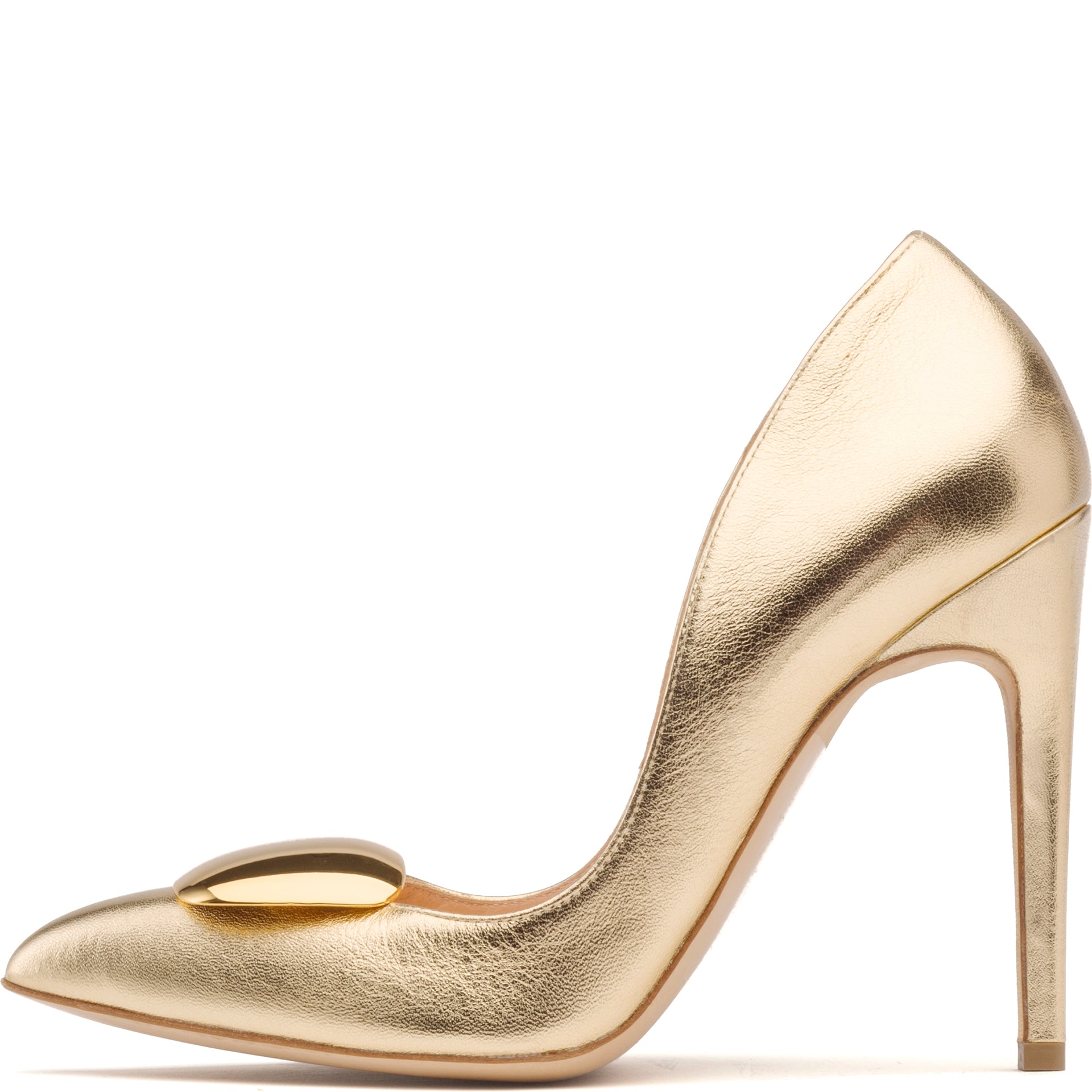 Rupert Sanderson Elba Cromato in Gold Metallics