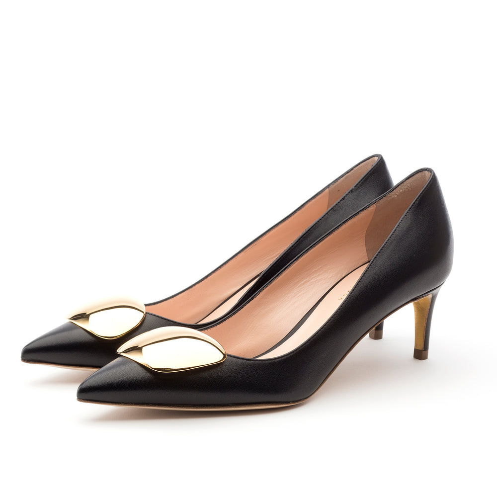 Rupert Sanderson New Nora Cromato in Black Black