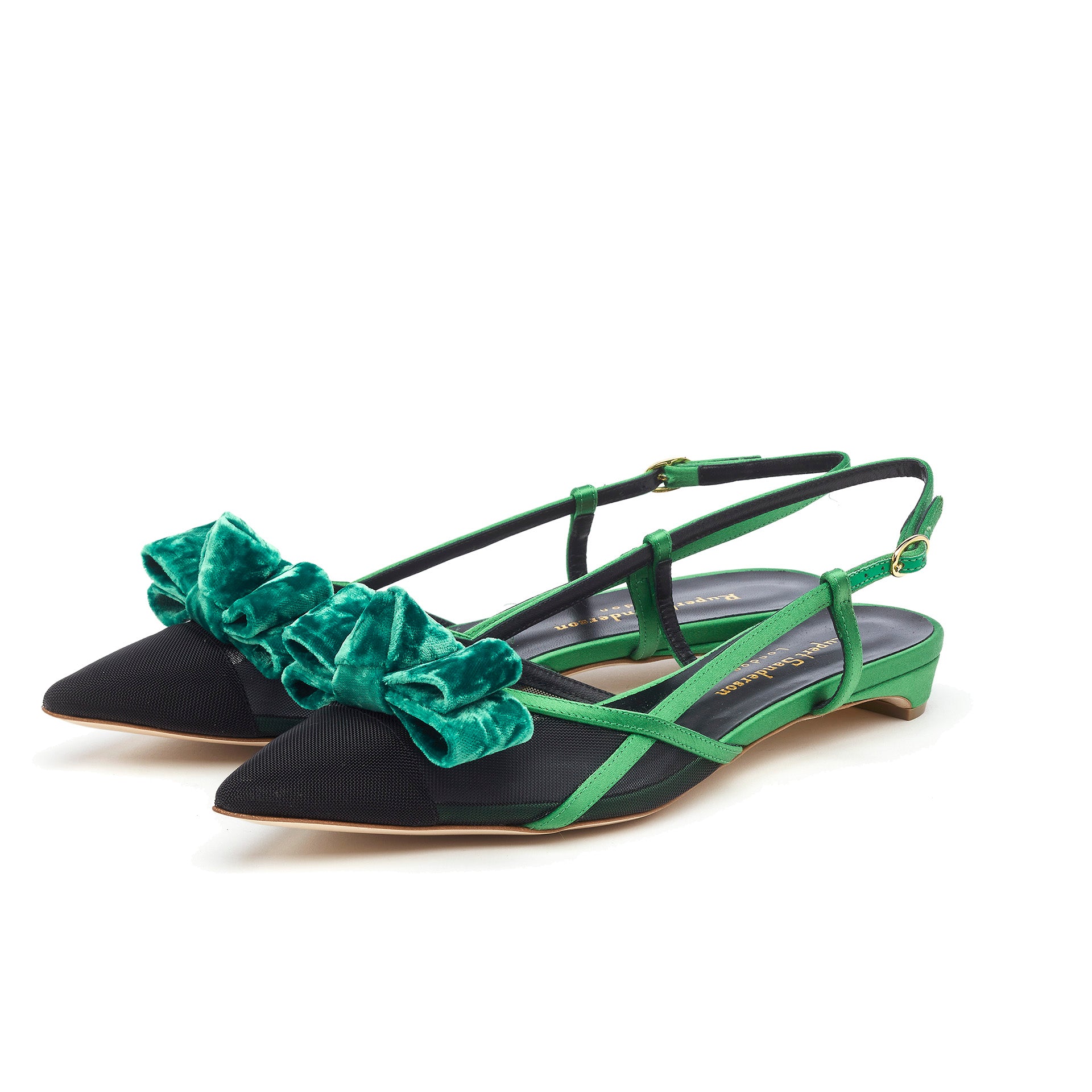 Chaussures Rupert Sanderson Pierrot - Talon Moyen En Daim Babeurre - Taille UK 2.5 / EU 35.5 - Neuf En Boîte D'origine