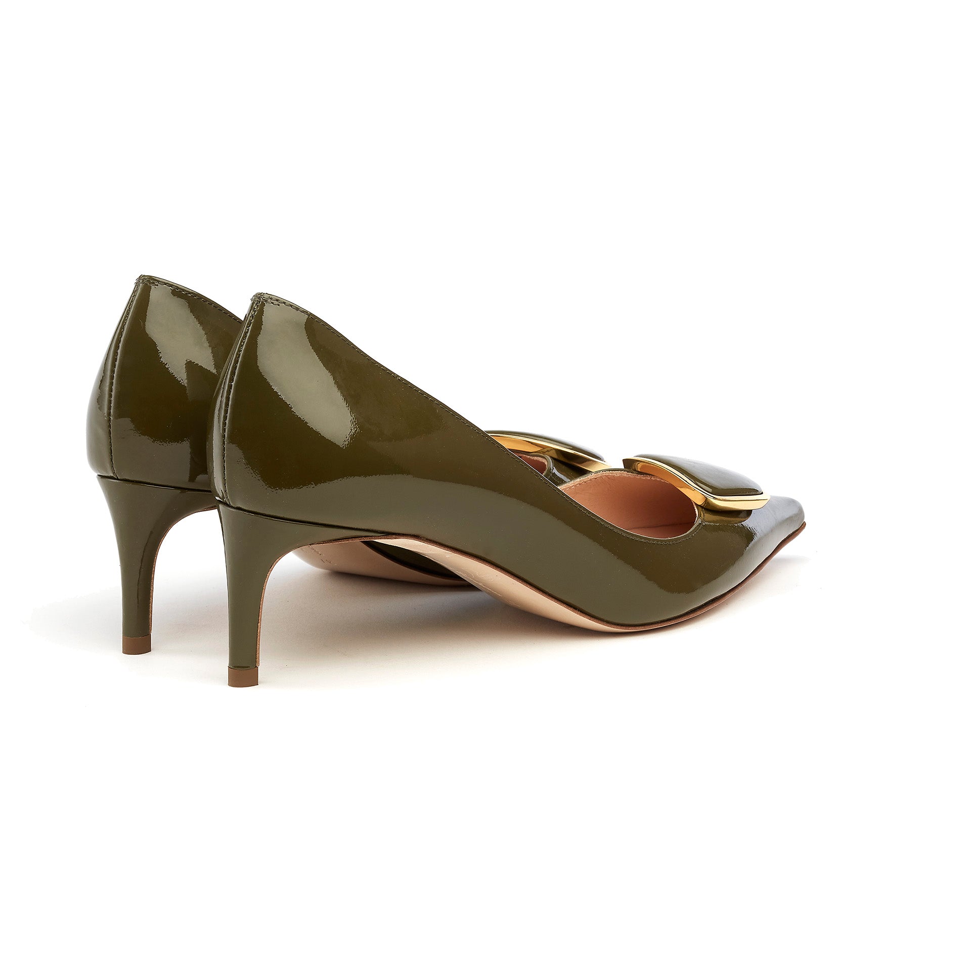 Rupert Sanderson 新品　36 Rupert Sanderson | New Nada Cromato in Moonlight | Blue & Green