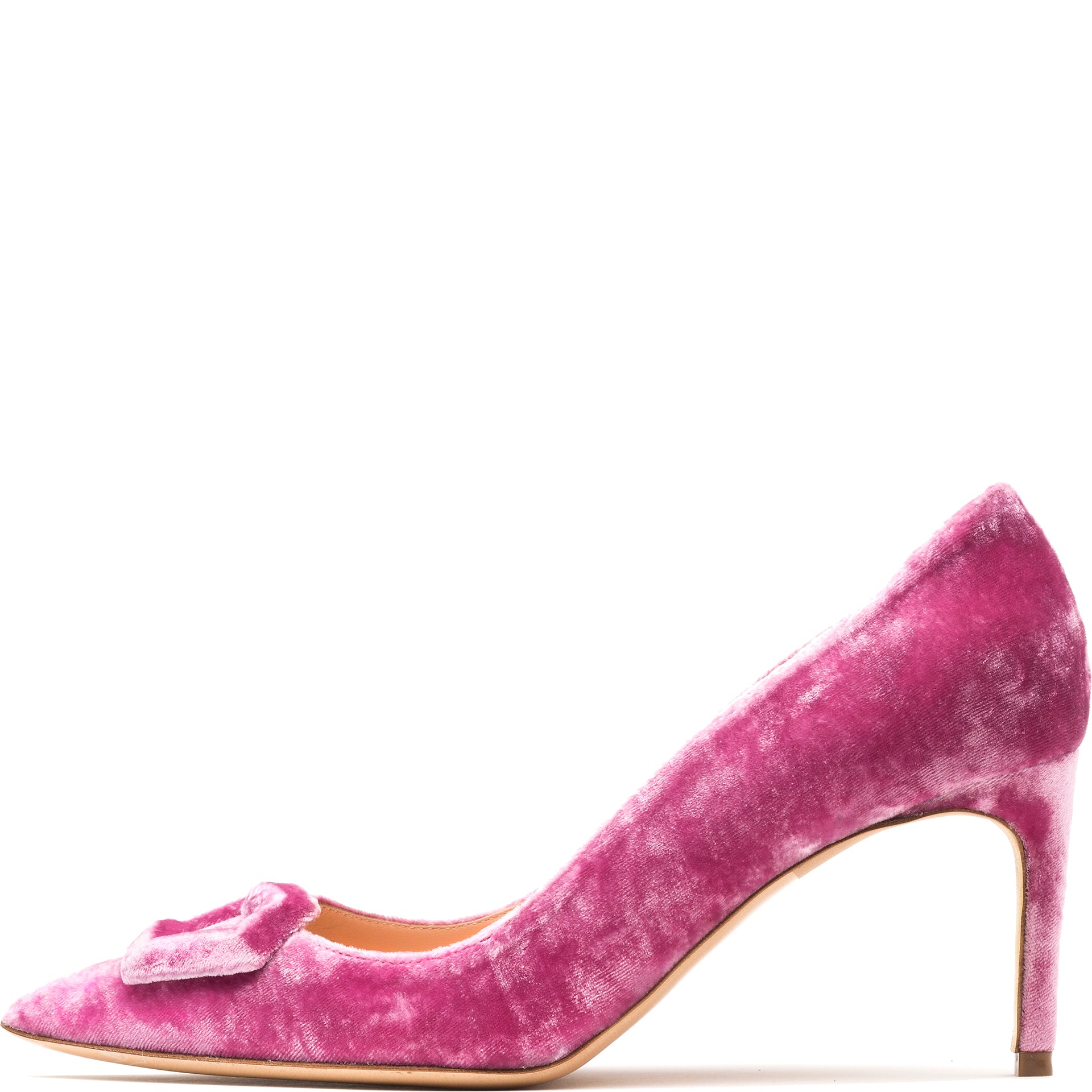 Rupert Sanderson Saratoga in Rosa Velvet Pink Purple