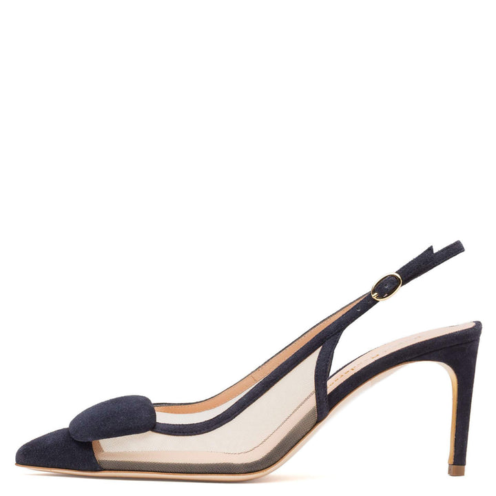 Denia Midnight Suede Mesh