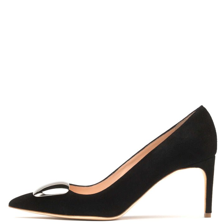 Nada Black Suede Silver