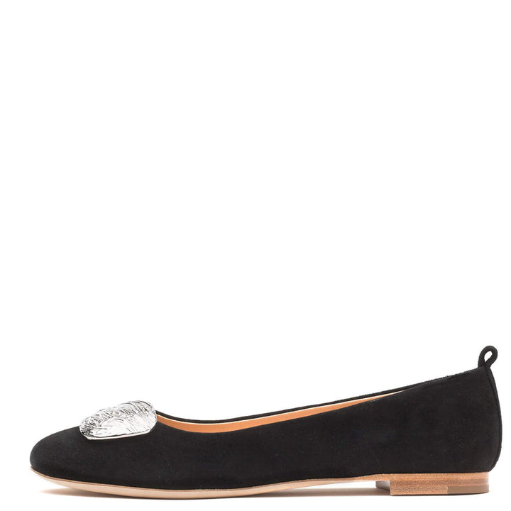 Vedette Ripple Black Suede