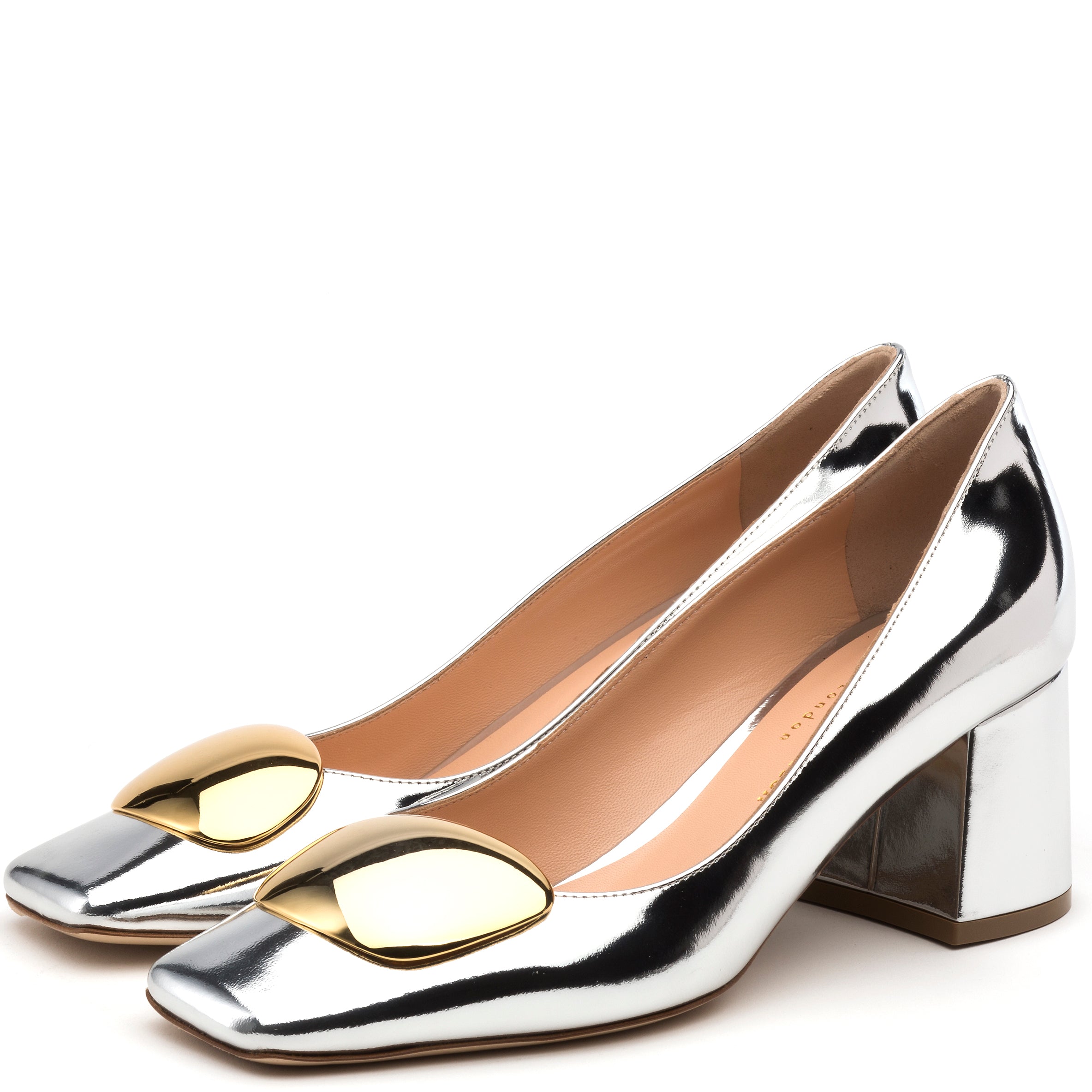 Rupert sanderson 2024 gold pumps